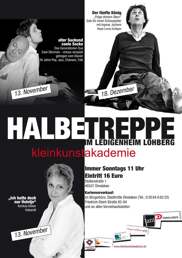 Plakat HalbeTreppe